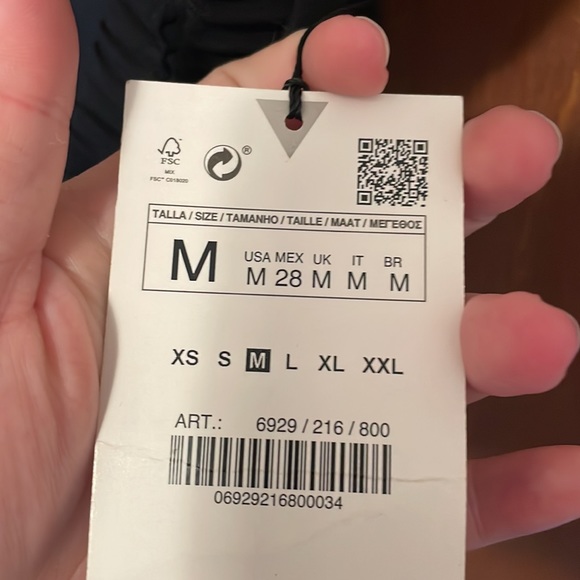 NWT Zara Asymmetric Bra Top - Picture 6 of 8